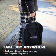 SPORT BEATS carry bag for outdoor setup keeps blocks ready-to-go.