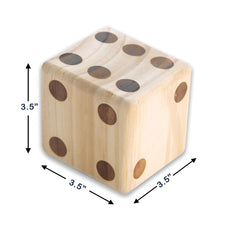 Sport Beats Giant Wooden Yard Dice carry bag keeps dice organized while traveling.