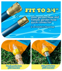 Spring Water built-in sprinkler system ensures smooth, continuous water flow.