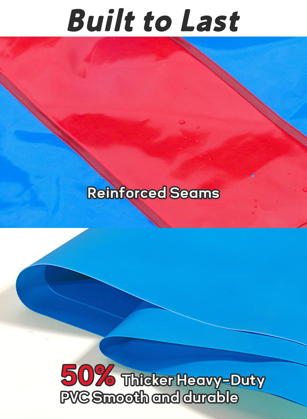 Spring Water slip and water slide durable PVC construction for lasting summer fun.