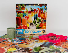 Springbok Summer Sips puzzle uses eco-friendly materials for a sustainable choice.