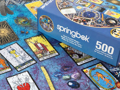 Springbok Tarot Crystal Round Puzzle eco-friendly materials support sustainable hobbies.