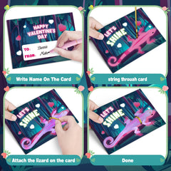 Dessert-themed Valentines wishes on SpringFlower cards for a fun twist.