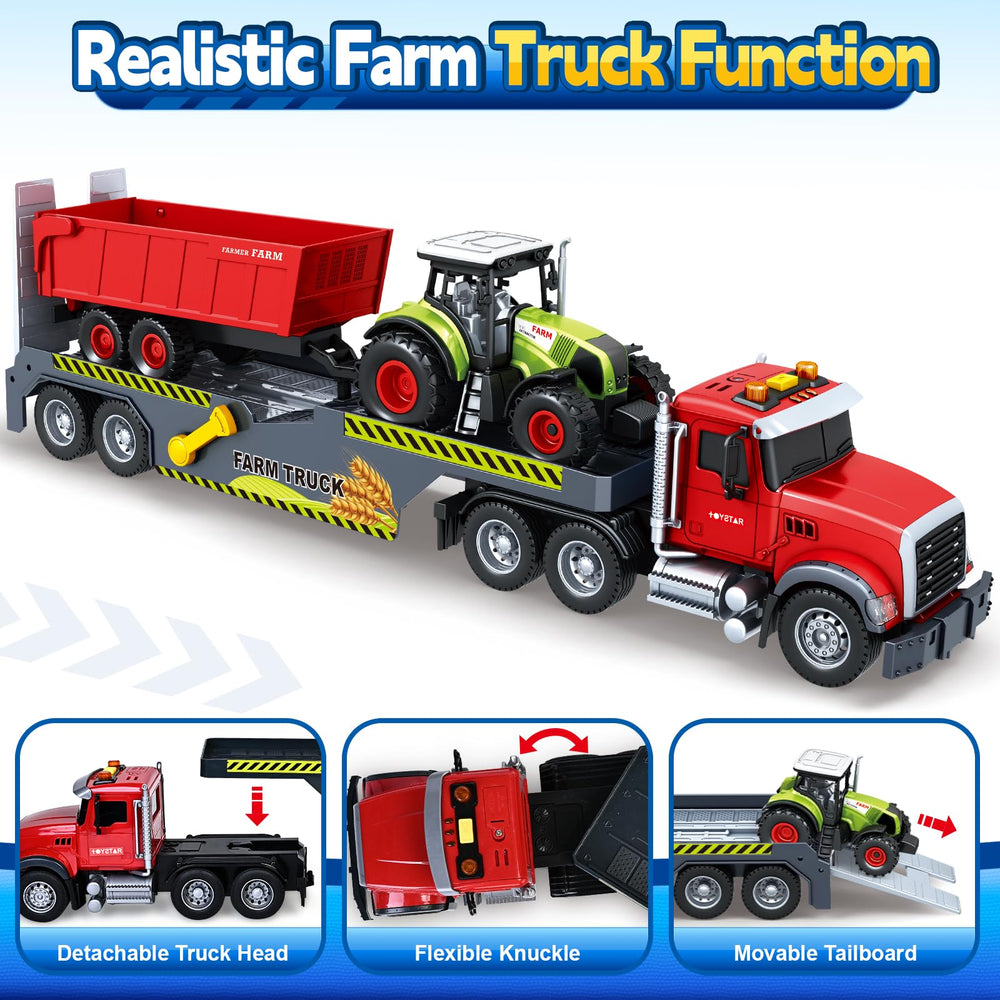 SpringFlower detachable truck head for versatile role-play.