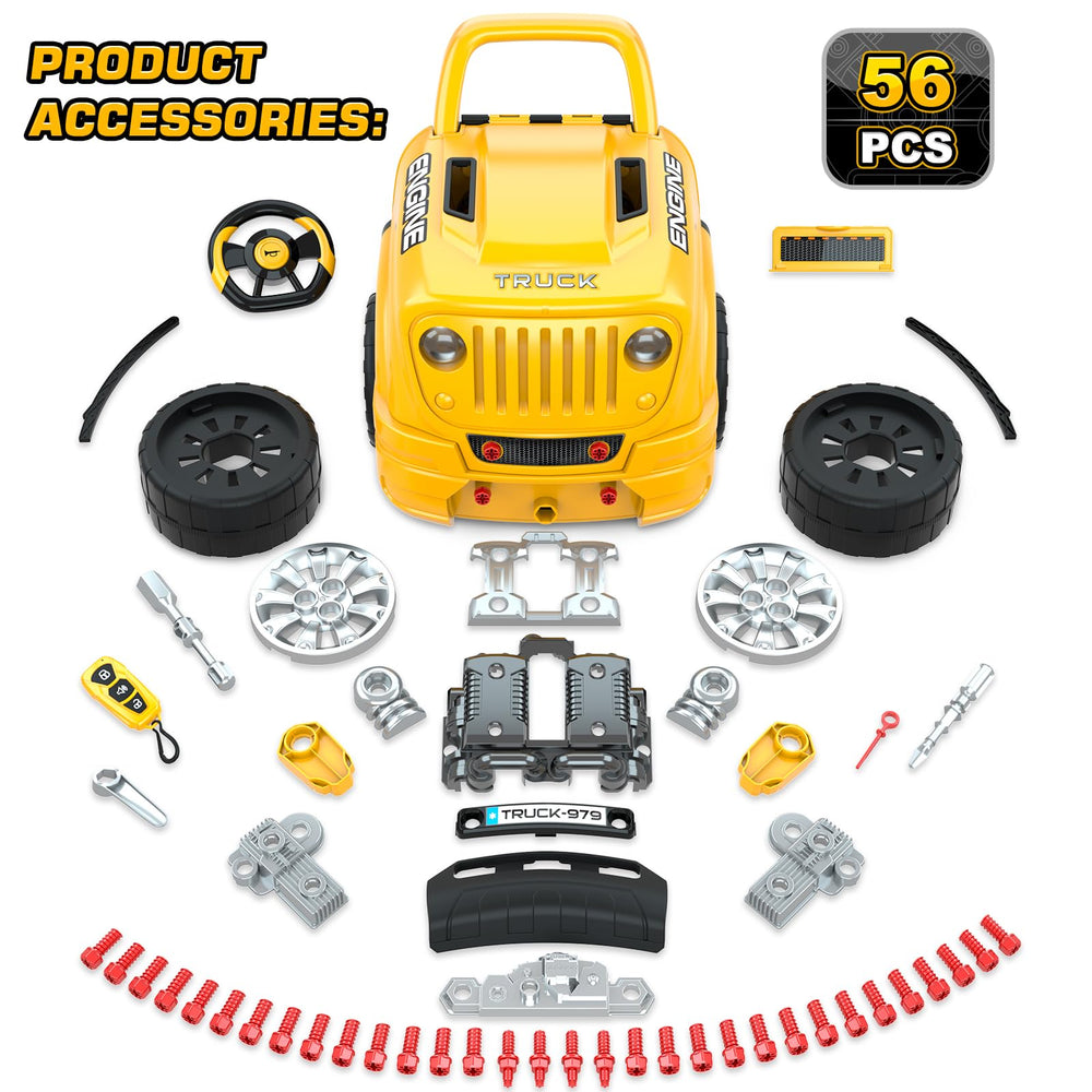 SpringFlower engine parts and tools pack for take-apart play