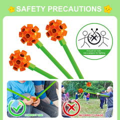 SpringFlower Fort Building Kit – colorful box packaging makes gift-giving easier.