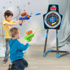SpringFlower night-friendly archery setup with LED-glow bows for visibility.