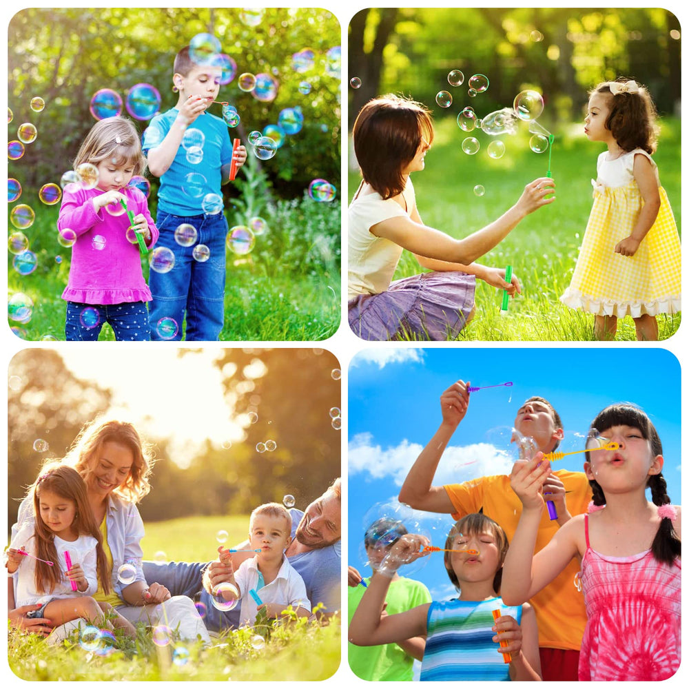 SpringFlower bubble wands make ideal party favors for weddings and birthdays.