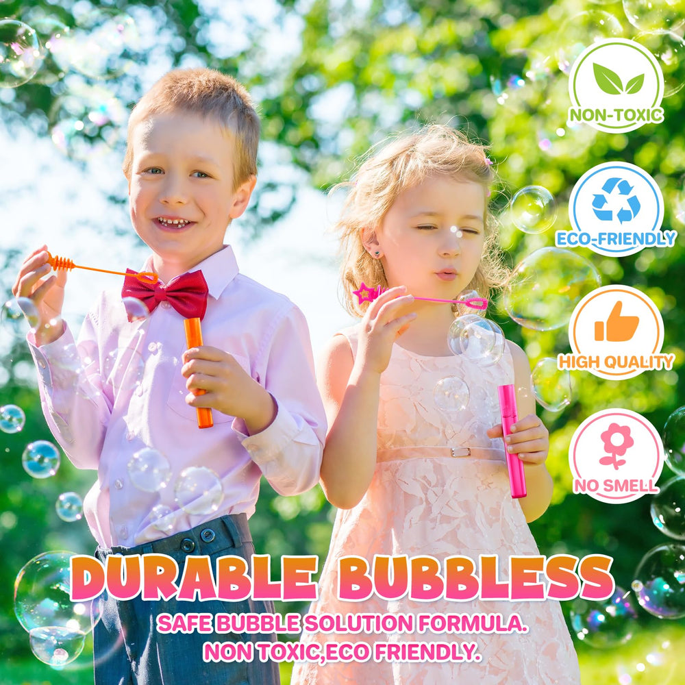 SpringFlower refillable design keeps bubble time going without waste.