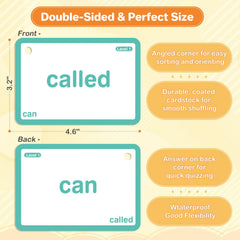 SpringFlower color-coded levels on sight words cards aid organized study.
