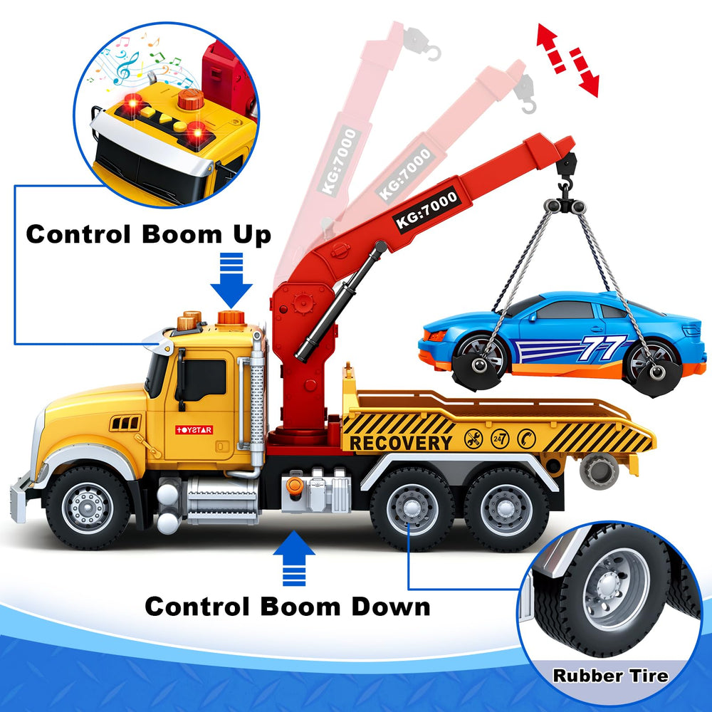 SpringFlower tow truck removable flatbed for loading a car