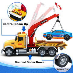 SpringFlower tow truck removable flatbed for loading a car