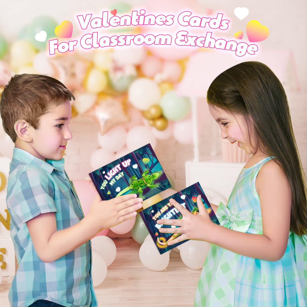 SpringFlower Valentines card designs in four playful patterns for kids.