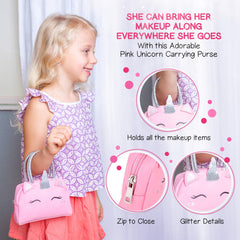 Sprinkles Toyz washable makeup shown; easy cleanup after playtime.