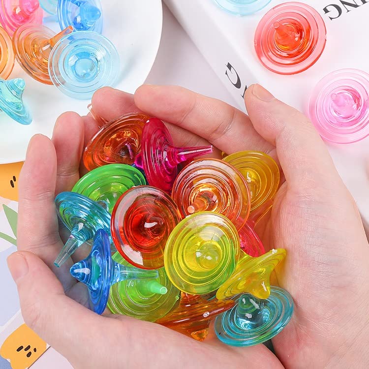 Durable SPRMUD acrylic spinning tops designed for long lasting use