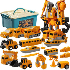 Sprstar magnetic trucks assembly with magnetic parts for easy building and fine motor development.
