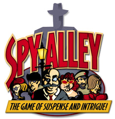 Spy Alley components on table illustrating an approachable setup for all ages.