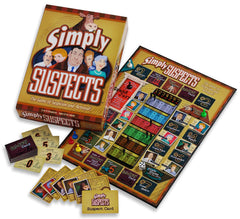 SPY ALLEY Simply Suspects game setup shows clear rules for quick learning.