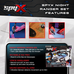 SpyX Night Ranger Set flip-out scope for daytime snooping.