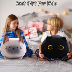 SQEQE Black Cat Plush gift-ready packaging suits holidays.