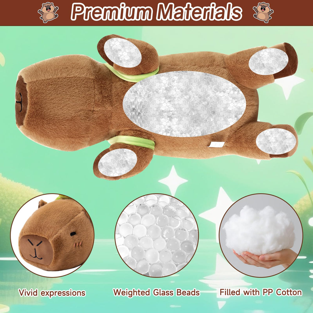 SQEQE plush used as a desk buddy or cuddle companion.