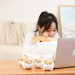 SQEQE Shiba Inu plush gift-ready for birthdays or holidays.