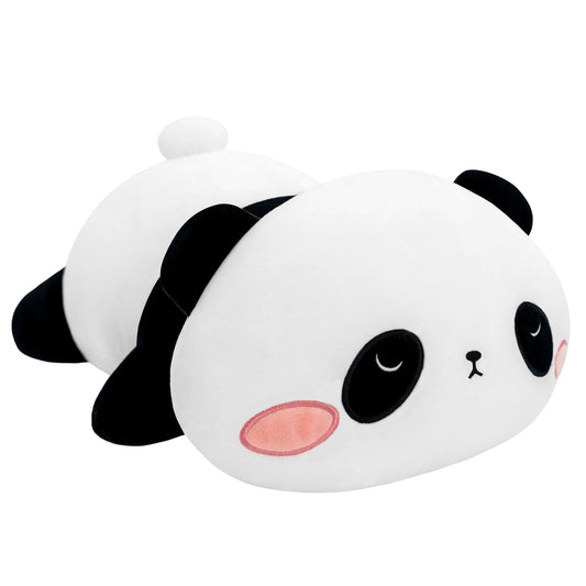 SQEQE Weighted Panda Plush front view, perfect for cozy naps and hugs.