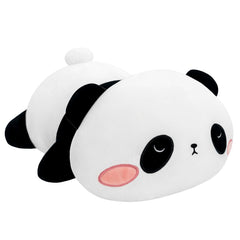 SQEQE Weighted Panda Plush front view, perfect for cozy naps and hugs.
