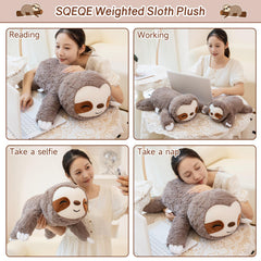 SQEQE weighted sloth plush suitable for children play
