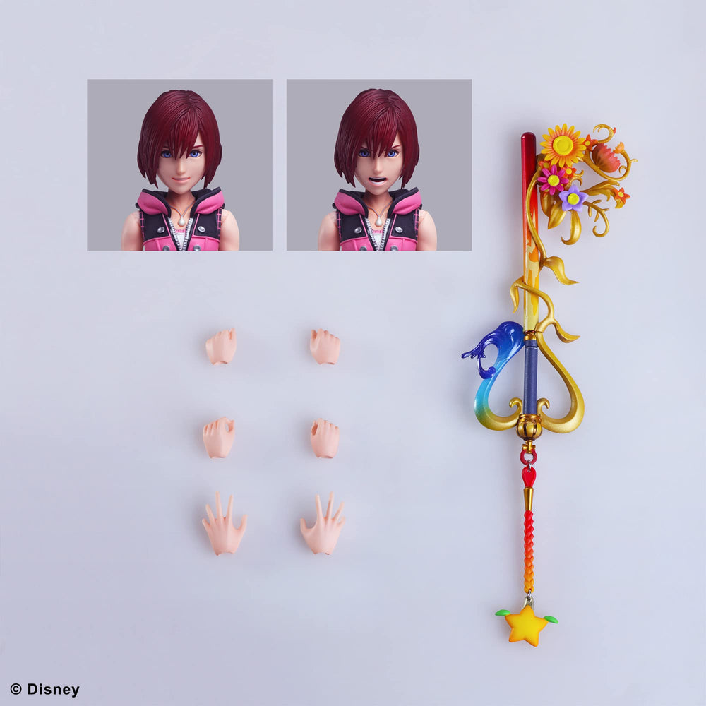 Square Enix Kingdom Hearts III Kairi figure side view for shelves