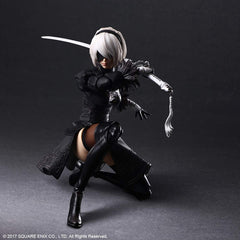 Square Enix NieR Automata 2B Deluxe figure action pose ideal for shelf setups