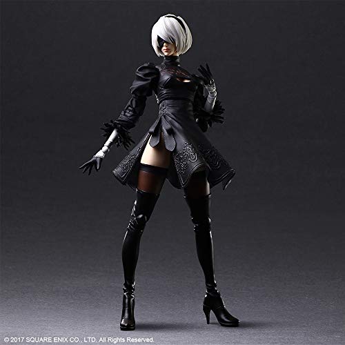 Square Enix NieR Automata 2B Deluxe figure face details capture character