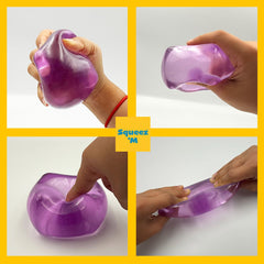 Squeez'M Big Block Cube outer-shell texture emphasizes durability.
