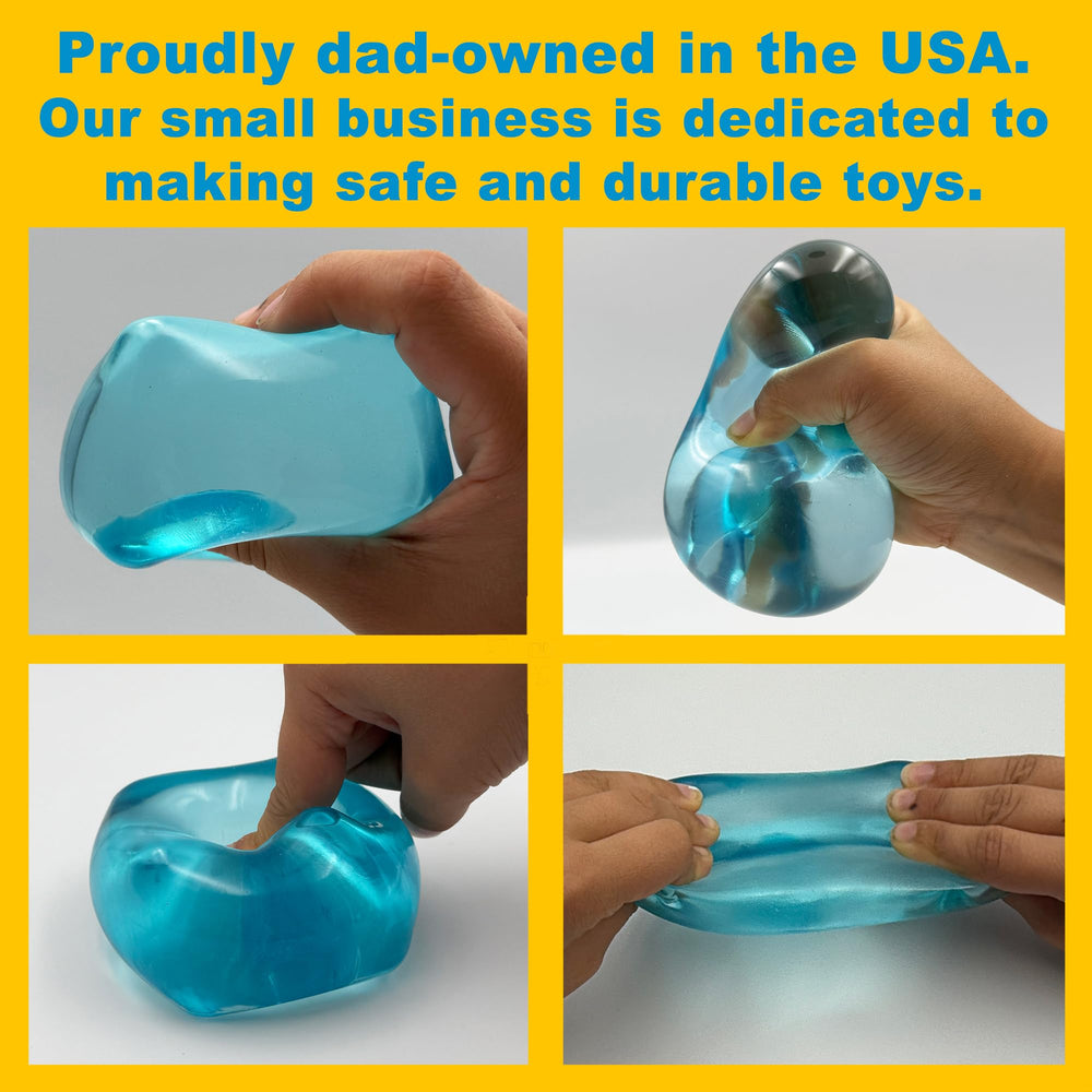 Squeez'M Big Block cube outer shell tear-resistance for durable use.