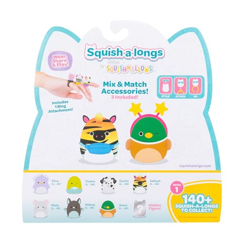 Ring accessory from Squish-a-longs to wear a tiny squish on your finger