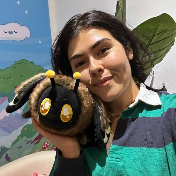Squishable Death's Head Hawkmoth plush back view ideal for display