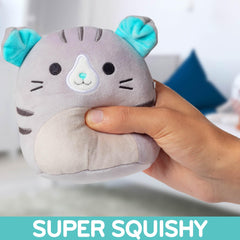 Squishmallows 5-inch Cheeseburger plush, travel-friendly cuddle buddy
