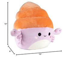 Squishmallows Arco Hermit Crab cuddle-ready plush for bedtime routines.