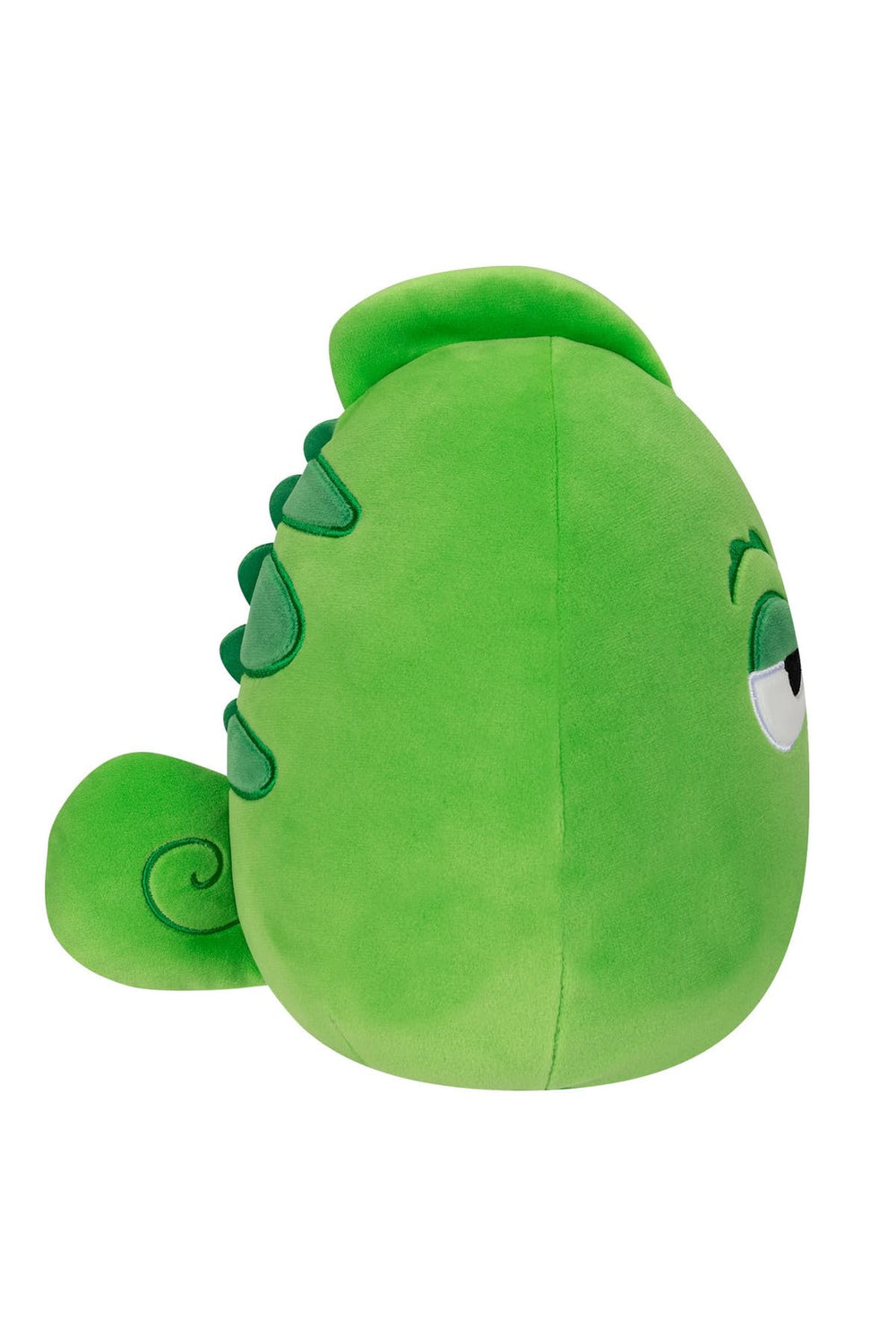 Squishmallows Disney Pascal fabric texture close-up showing plush surface