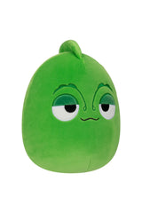 Squishmallows Disney Pascal face close-up, soft fabric and friendly expression