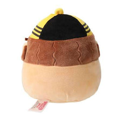 Squishmallows Dustin cuddly face suitable as a travel buddy and desk companion.