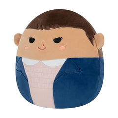 Squishmallows Eleven Stranger Things 10inch face-detail highlights plush texture