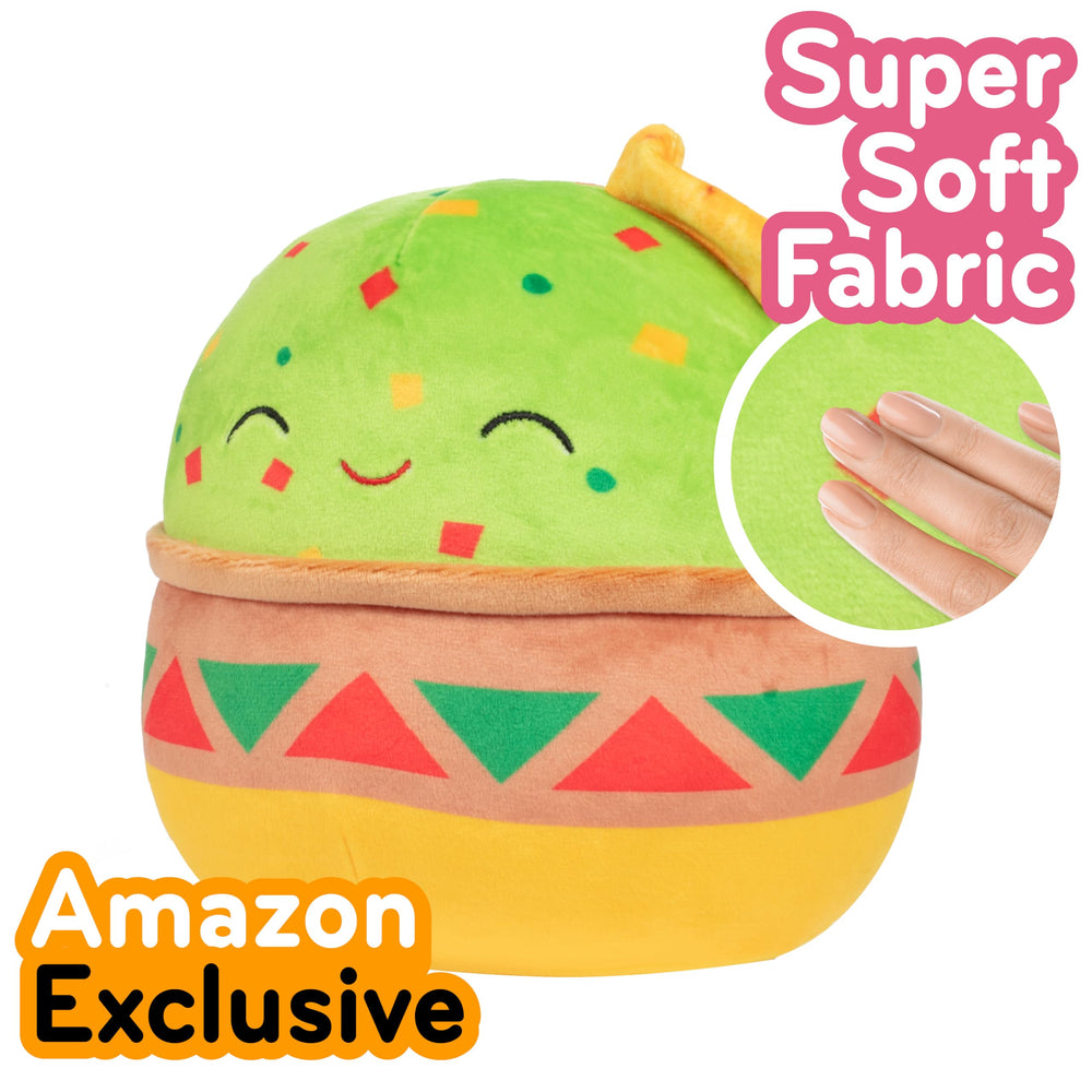 Squishmallows Gideon hugging-tilt plush showcases the adorable avocado character for cuddles.