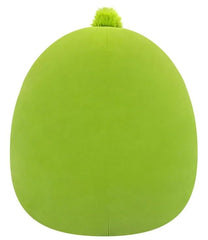 Squishmallows Grinch 5-inch plush keeps kids company on trips.