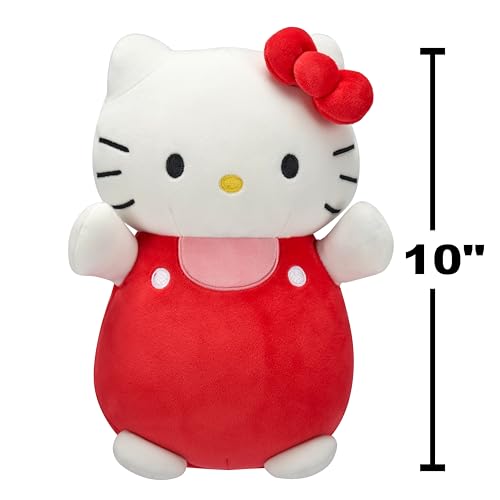 Squishmallows Hello Kitty extended-arms hug, ideal for comforting squeezes.