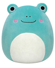 Squishmallows Ludwig teal frog 12in plush with mint belly for cozy cuddles