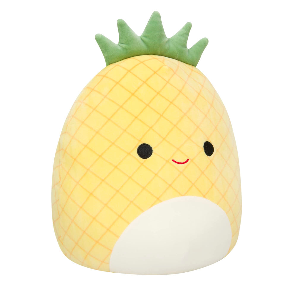 Squishmallows Maui pineapple side view showing size and pose