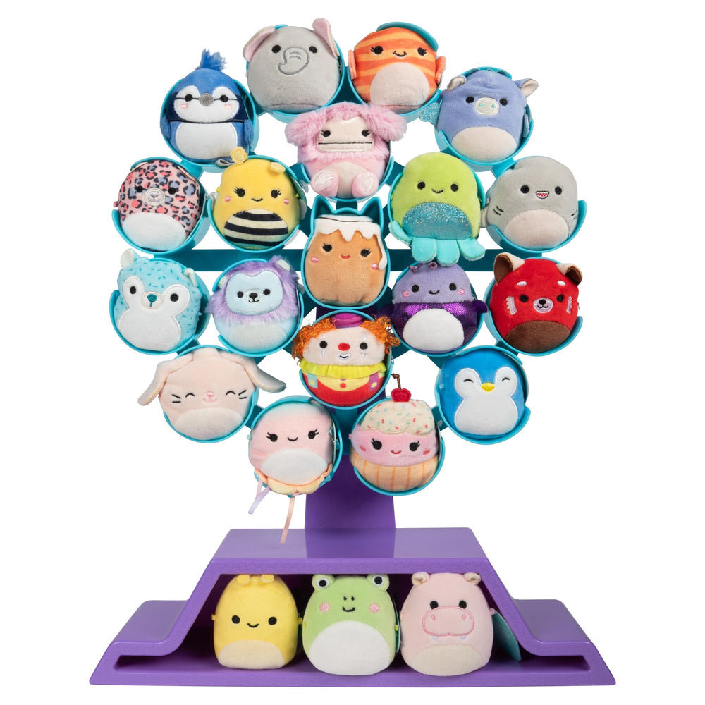 Squishmallows Micromallows Ferris Wheel base keeps your mini plush organized and on display.