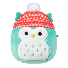 Little Squishmallows plush on a display shelf for playful decor.