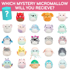 Squishmallows Micromallows mystery capsule unboxing with surprise mini plush.